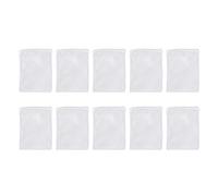Pilipane Sacs de Support de Filtre Aquarium Grand Trou de Maille à glissière Conception de Conception de pêche Sac de Filtre pour Le Carbone activé granulaire 10pcs Nylon Net 18 x 25 cm