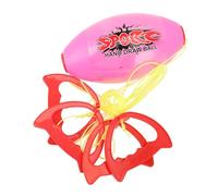 Pilipane Set de jeu Pull Ball 2 pièces jouet interactif pour enfants adultes activités de remise en forme pour intérieur et extérieur liaison parent-fils en plastique rose (style plat)