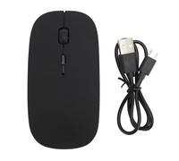 Pilipane Souris Bluetooth sans Fil Rechargable Silencieux Portable Portable 3 DPI Ajustement Ergonomique Conception pour Pro Air Assing ABS Black (Noir)