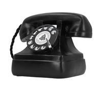 Pilipane Téléphone décoratif Vintage à Cadran Rotatif, Ornement rétro en résine synthétique, Accessoire de Bar, de café, de Maison, de Bureau, 17 x 12,5 x 10 cm