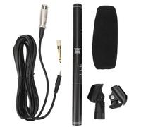 Pilipane XLR Microphone Microphone Cardioïde Mini Fusil de Chasse Mic Téléphone télévisé Reporter Interview Microphone pour DSLR Camera