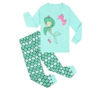 Pilipulu Pyjama Filles Coton Fluorescent Licorne Chat Hibou Cerf Manches Longues Automne Hiver 12 Ans