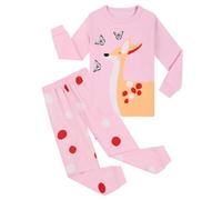 Pilipulu Pyjama Filles Coton Fluorescent Licorne Chat Hibou Cerf Manches Longues Automne Hiver 3-12 Ans