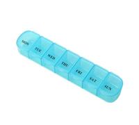 Pill Box 7 Day Portable Travel - Small Holder Pill Cases Organizers 7 Day | Pill Cases Organizers 7 Day For Supplement Fish Oil Home | School Camping Hiking Picnic Trip Outdoor Vacation Pill Box 7 Day