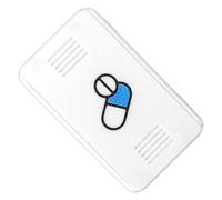Pill Case, Pocket Pill Box, Portable Small Waterproof Medicine Organizer, Lightweight Design for Kids Adults Cruise Travel Dorm Hospital Camping Car Use, 1,97 x 0,59 x 3,15 pouces