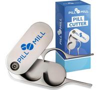 Pill Cutter-Metal Blades That Will Never Dull-Handle Makes It Easy To Cut Small Or Large Pills-Lightweight And Durable Medicine Cutter