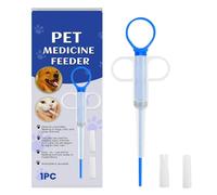 Pill Dispenser, Small Cats Dogs Dispenser with Soft Silicone Tip, Leak-Proof Feeder, Easy-To-Use Pet Medication Tool for Tablets, Paste, Liquid Medicine, 2.36x5.91 Inches