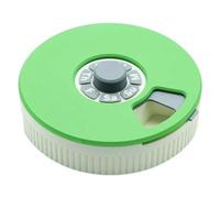 Pill Organizer, Pill Box Case, Protective, Optimized Pills Handling, Small User-Friendly Distributeur for Kids, Bedside, Travel, Outdoor, Home, Family Use, 9,3 x 9,3 x 3 cm