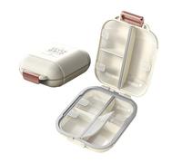 Pill Organizer - Small Tablet Box | Sealing Weekly Pill Organizer with 7 Grids | Distributeur de médicaments portable | Compact Week Pills Case For Medicine Travel Purse Pocket Daily Health Care
