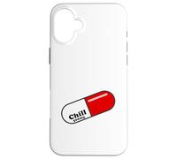 Pill Relax | Chill Time | Psychologue Humour, Psychologie Coque pour iPhone 16 Plus
