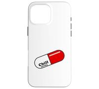 Pill Relax | Chill Time | Psychologue Humour, Psychologie Coque pour iPhone 16 Pro Max