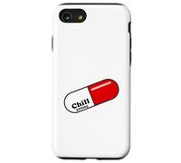 Pill Relax | Chill Time | Psychologue Humour, Psychologie Coque pour iPhone SE (2020) / 7 / 8