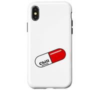 Pill Relax | Chill Time | Psychologue Humour, Psychologie Coque pour iPhone X/XS