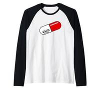 Pill Relax | Chill Time | Psychologue Humour, Psychologie Manche Raglan