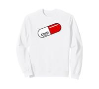 Pill Relax | Chill Time | Psychologue Humour, Psychologie Sweatshirt