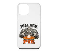 Pillage The Pie : Un Viking affamé Mangeant Une Tarte à la Citrouille Amusante Coque pour iPhone 12 Mini