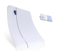 Pillocher cervical en mousse à mémoire - couverture infusée et respirante en gel, conception ergonomique pour les dormeurs latéraux et le coude avec le cou et la douleur à l'épaule