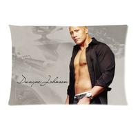Pillow Cases 1 X Custom Dwayne Johnson The Rock Pillowcase Standard Size Design Cotton