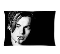 Pillow Cases Custom Fashionable Leonardo Dicaprio Queen Size Rectangle Zippered 20x30(Twin Sides)