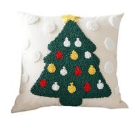 Pillow Covers | Christmas Tree Pillowcase | Embroideried Pillowcase | Christmas Pillow Covers | Decorative Pillow Covers | Decorative Pillow Cover Soft Pillowcase Christmas Pillow Covers For Home Sofa