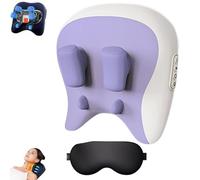 Pillow Neck & Shoulder Massager, 6d Neck Massagers with 4d Rolling Nodes, Three Modes And Strengths for Nec k, Shoulder, Legs (Purple)
