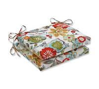 Pillow Perfect Alatriste Lot de 2 Coussins de Chaise carrés Ivoire 47 x 40,6 x 7,6 cm