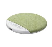 Pillow Speaker - ABS Linen Sleep Sound 3.78 Inch | Bedside Audio Device - Mini Wireless Music Box | White Noise Timer | Under Cushion Design | Relaxation For Adults Kids