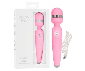 Pillow Talk Cheeky Wand - vibromasseur massant rechargeable (rose)