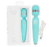 Pillow Talk Cheeky Wand - vibromasseur massant rechargeable (turquoise)