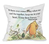 Pillowcase Housse de coussin décorative avec jolie citation d'amour de Winnie l'ourson (en anglais) - 50 x 50 cm