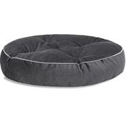 PillowPrim Coussin de sol Coussin de style japonais, coussin de méditation, coussin de yoga, coussin d'assise rond 57x57 Gris
