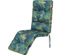 Pillowprim coussin pour chaise de jardin Ilona - 160×50cm, résistant aux UV, pour fauteuil avec tabouret, herbe verte