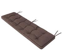 PillowPrim Etna Coussin Exterieur, Coussins pour bancs de Jardin, Coussin 150 x 50 cm, Banc de Jardin, Coussin Banc - Marron