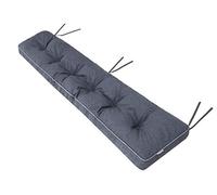 PillowPrim Etna Coussin Exterieur, Coussins pour bancs de Jardin, Coussin 180 x 40 cm, Banc de Jardin, Coussin Banc - Bleu
