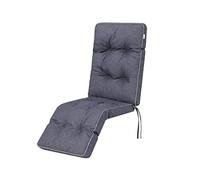 PillowPrim Ilona Coussin de Jardin, pour Chaise, Chaise Longue, Fauteuil de Jardin - Taille L, 160 x 50 cm - Bleu
