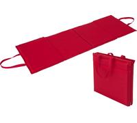 PillowPrim Matelas de plage, 2en1 Chaise longue, Matelas de plage pliable en sac, 2en1 Matelas de camping pliable pour l'extérieur, parc, jardin, portable - Rouge, 177x54 cm