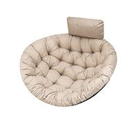 PillowPrim Moon Coussin de Jardin, Coussin Fauteuil Cocon, Coussin Fauteuil Suspendu, Coussin balancelle - Beige