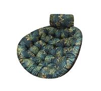 PillowPrim Moon Coussin de Jardin, Coussin Fauteuil Cocon, Coussin Fauteuil Suspendu, Coussin balancelle - Herbes Vertes