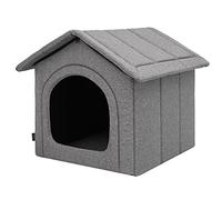 Pillowprim Niche pour animaux domestiques, coin chien, chenil pour animaux domestiques, niche pour chien, espace de repos, chenil, refuge pour animaux, chenil, chenil pour chien, R5 : 60 x 70 cm, lin