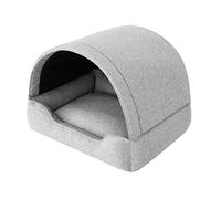 PillowPrim Panier pour chien en tissu niche pour chat niche pour chien Panier pour chien Chaise longue pour chien Lieu de couchage Meubles pour animaux de compagnie Canapé pour chien Cendres L 60 x 47