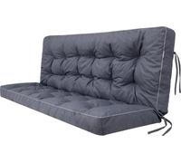 Pillowprim "Pola" coussin pour balancelle - 120x110cm - résistant aux intempéries & confortable, bleu marine