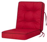 Pillowprim "VENUS" coussin de jardin - hydrofuge & résistant aux UV - 50cm - pour l'extérieur, rouge