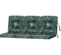 Pillowprim VENUS Set de 3 coussins de jardin - 150 cm - résistant aux intempéries et aux UV, vert