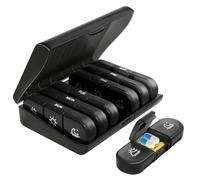 Pillulier 7jours Grande Capacite Plus Rangement Boite De Médicaments, 21 Compartiments Pilulier 7 Jours Matin Et Soir, Pilulier Semainier Matin Midi Soir, pour Vitamines, Suppléments et Médicaments