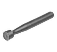Hendi Pilon à cocktail Tête plate lisse Ø34×207 mm Polypropylène Noir