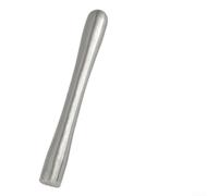 Pilon à cocktail en acier inoxydable pour mojitos - Broyeur à glace et presse-purée robuste 22 cm (18,5 cm)