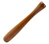 Pilon à Mojito en Bois, Presse-purée pour Cocktails Maison | Bois Marron, Forme Unique, Prise en Main Facile, Nettoyable, pour Cocktails et Purée de Pommes de Terre
