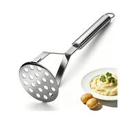 Pilon à Pommes de Terre en Acier Inoxydable Solide - Écrase Pomme de Terre Multifonctionnel pour Légumes Fruits Purée Maison Lavable au Lave Vaisselle Ustensile de Cuisine