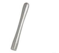 Pilon de bar professionnel en acier inoxydable pour cocktails - Presse-purée à herbes et ail et marteau à glace - 22 cm de long (18,5 cm)