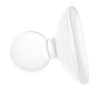 Pilon en Cristal Dépoli à Tête Ronde pour Pigments et Poudres | Texture Givrée, Prise en Main Sûre, Usage Manuel en Laboratoire et Atelier, Résistant à Chaleur